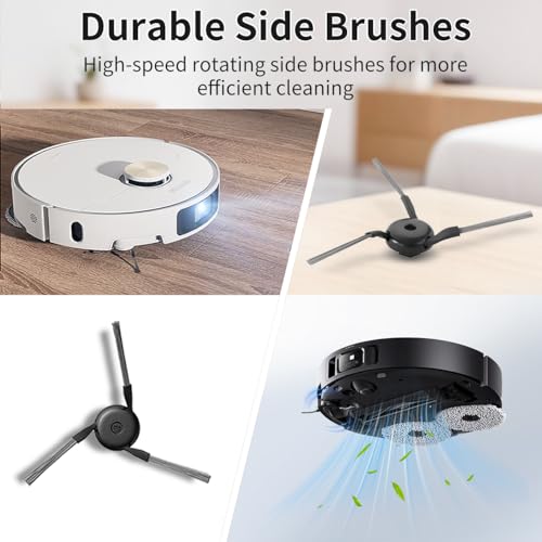 Image of L40 Ultra Accessories for Dreame L40 Ultra Gen 2 / X40 Ultra /MOVA P10 Pro Ultra (Gen 2) /P50 Pro Ultra Robot Vacuum, 2 Main Brush, 4 Mop Cloth Pads, 6 Side Brushes, 4 HEPA Filters,6 Dust Bag