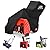 NEVERLAND Waterproof Snow Blower Cover - Snow Thrower Cover with American Flag Standard Size Fits Single and Two Stage Snow Blowers, Compatible with EGO, Toro, Honda, Ariens and Craftsman