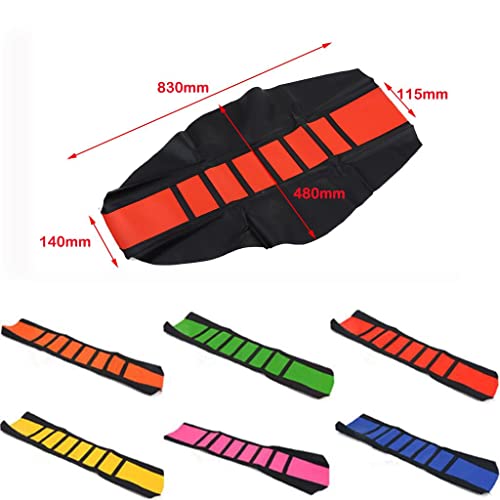 Housse de coussin de selle rouge rembourrée pour selle de vélo confortable - 3