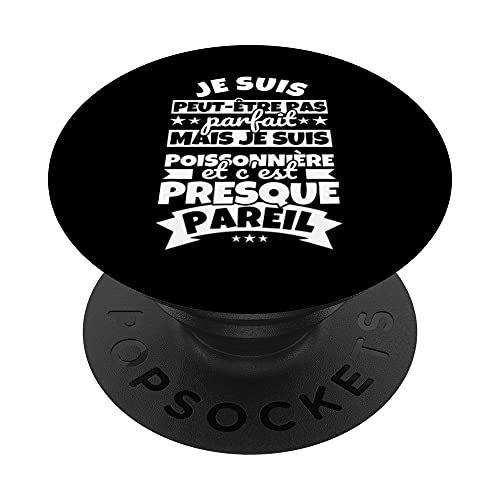poissonnière drôle PopSockets PopGrip Interchangeable