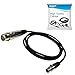 HQRP 4-Pin Mini Connector (TA4F) to XLR(F) Connector Microphone Adapter Cable Compatible with Shure WA310 Replacement Plus HQRP Coaster