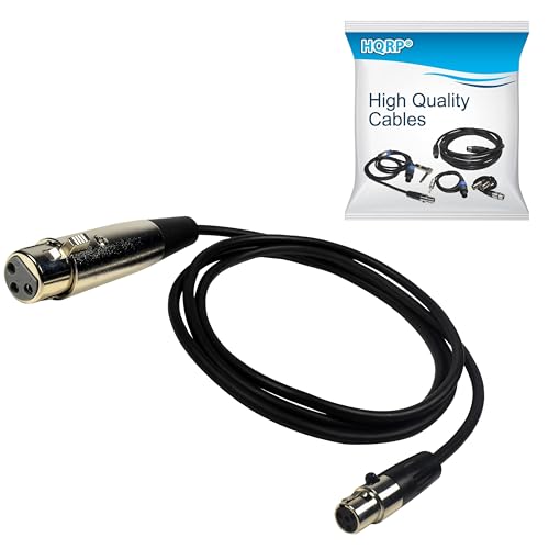 Câble TA4F vers XLR femelle pour brancher un micro standard sur boîtier sans fil Shure