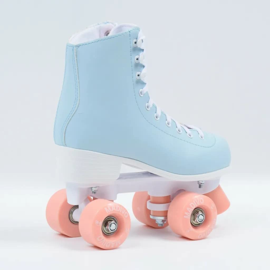 MADIVO Pastel - Pattini classici da donna in linea, con cuscinetti a sfera ABEC-7, taglia 35, 36, 37, 38, 39, 40, 41