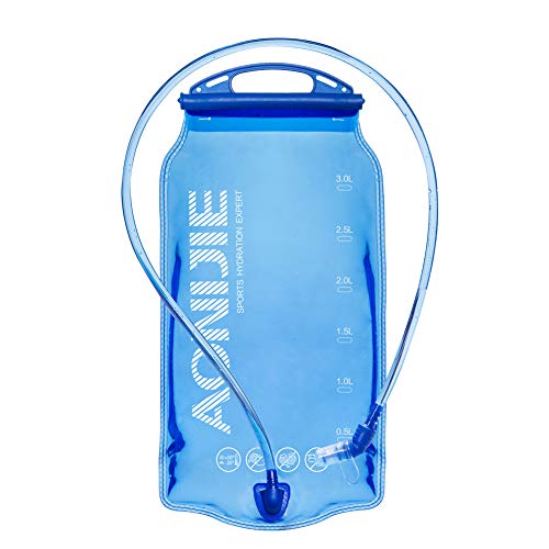 Image of AONIJIE Leakproof Water Reservoirs for Backpacks /Running Vest Pack - 1L /1.5L / 2L / 3L Hydration Bladder (3 Liter)