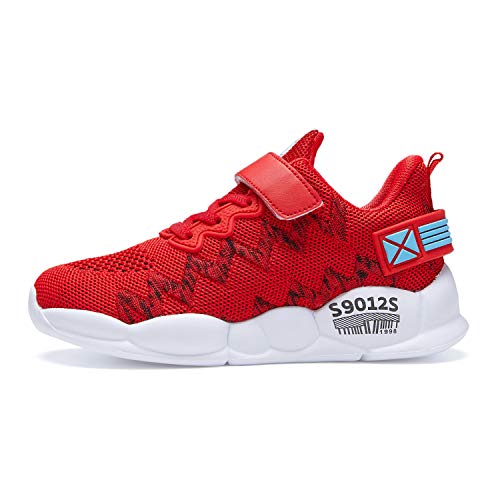 Image of Hetios Kids Shoes Girls Lightweight Athletic Running Shoes Breathable Knit School Sports Shoes (Toddler /Little Kid /Big Kid)