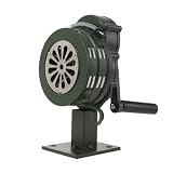Handkurbel Sirene Ecutee 110dB Manuelle Alarmsirene für verschiedene Anwendungen