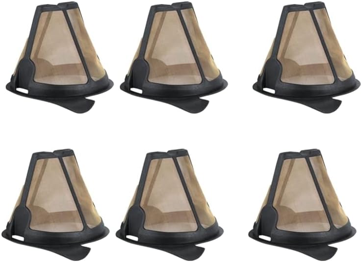 6 Pcs Replacement Reusable Filter for Ninja Coffee Bar Glass Thermal System Permanent Filter CF09X Series Models