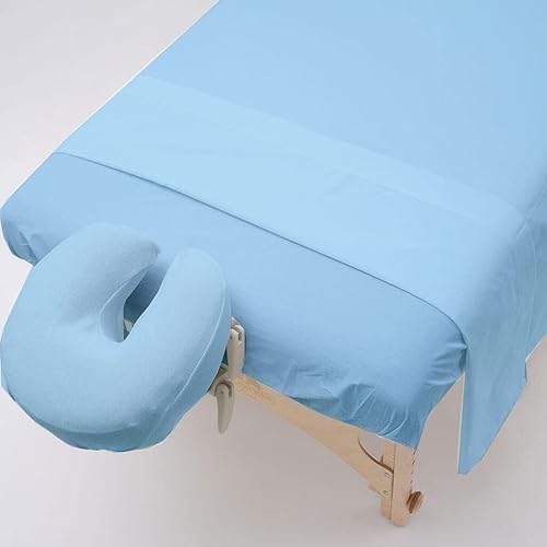 Juego de sábanas de masaje de microfibra de 3 piezas, ultraligero, funda de cama facial de alta calidad, sin arrugas, incluye sábana encimera,