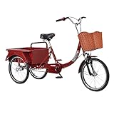 Multifonctionnel et pratique : notre tricycle pour adultes est conçu pour être polyvalent et adaptable à de nombreux scénarios. Que vous fassiez des courses, que vous exploriez votre quartier ou que vous profitiez simplement d'une balade tranquille, nos trikes sont les compagnons parfaits.