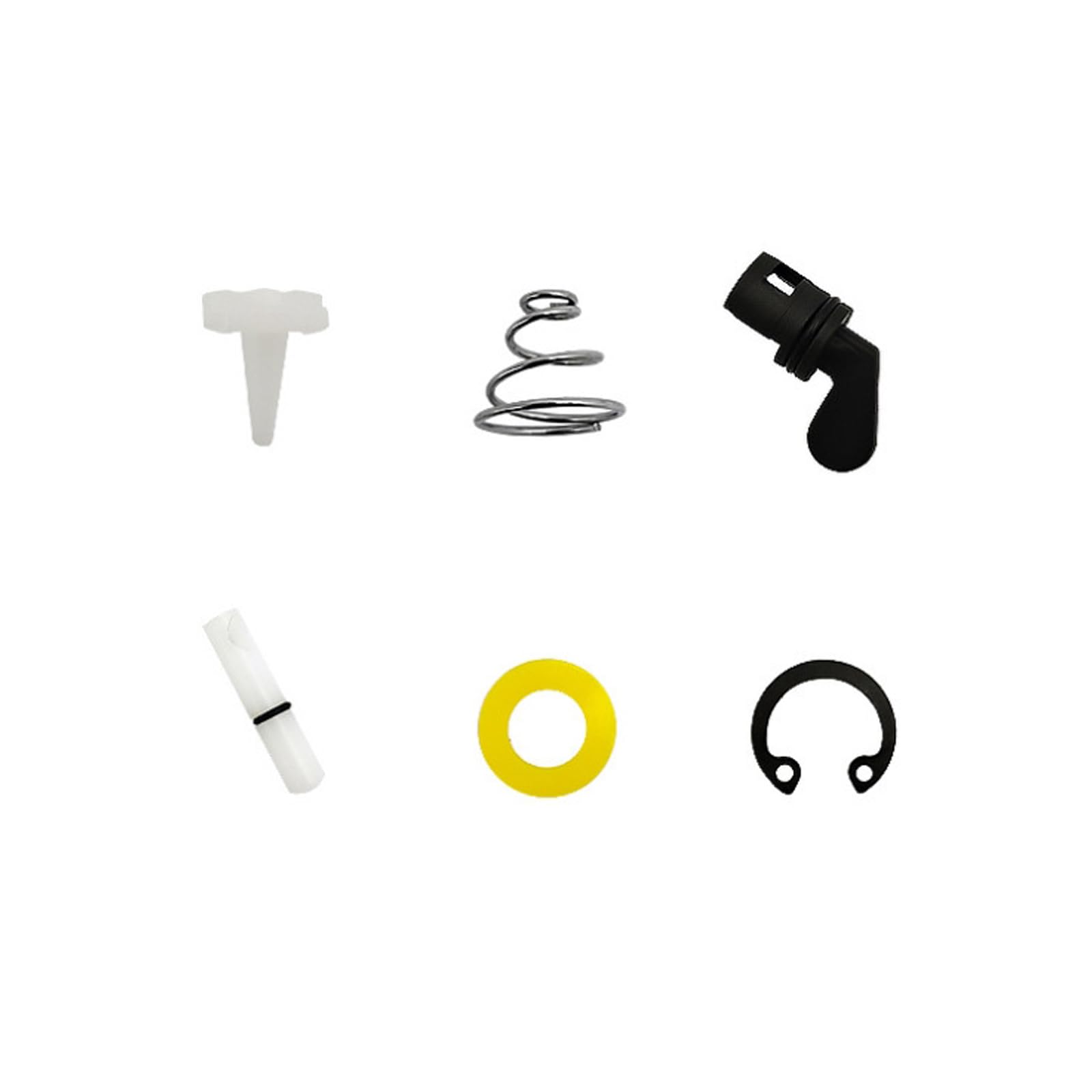 Yanzunlrn Multicolor Pneumatic Sander Repair Parts Set, Air Sander Replacement Lever Piece With Spring And Retaining Hardware For Air Tool Maintenance Tasks Pneumatic Repair Parts Replacement Tool Lever Spring Retaining