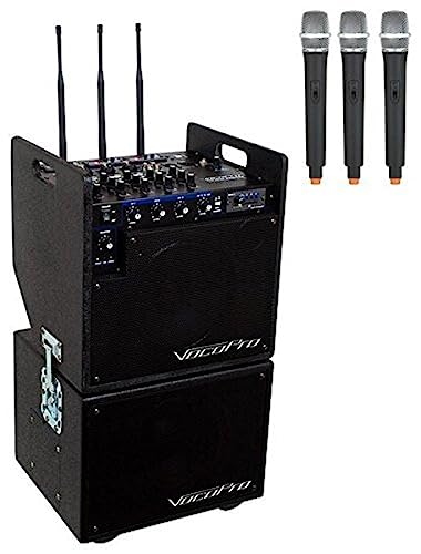 VocoPro Mobileman 2 Battery Powered P.A. System with Subwoofer #1