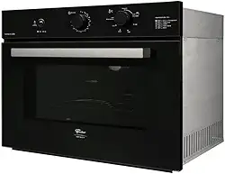 Forno de Embutir a Gás Fischer Infinity 50L com Grill Dourador e Timer Preto 220V