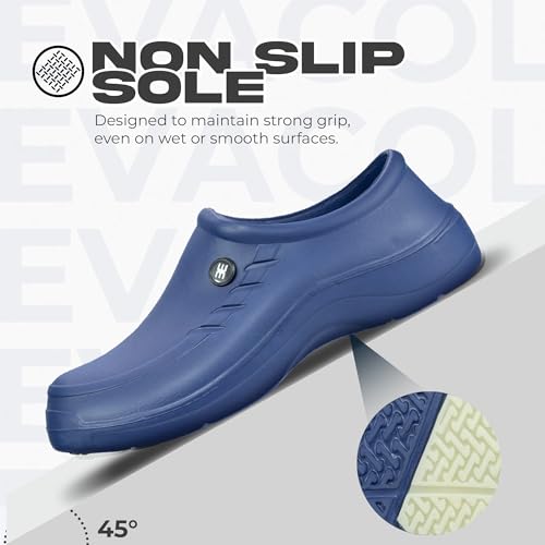 Image of Non Slip Shoes for Women - Slip On Clogs, Comfortable Work Shoes