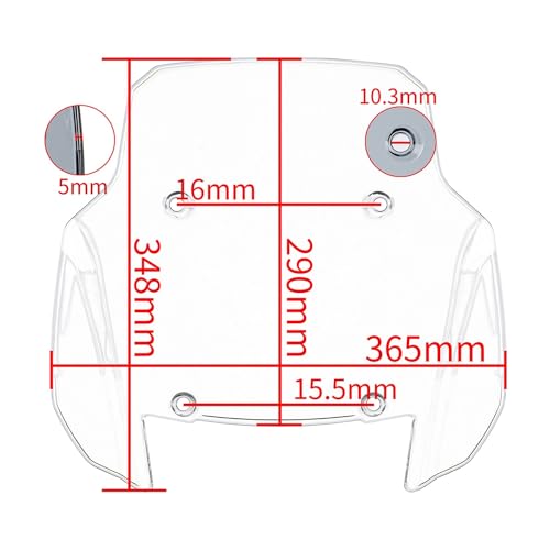 Extension bulle sport Pan America 1250 déflecteur pare-brise haute finition - 6