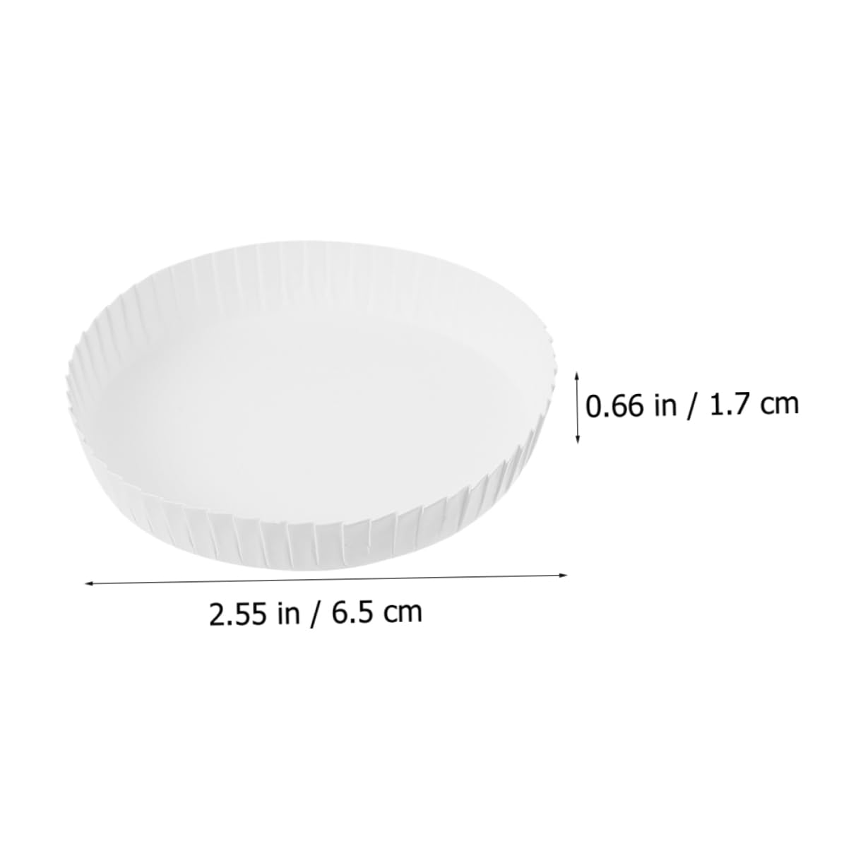 SOLUSTRE 200Pcs Disposable Paper Cup Lids Covers for Milk Tea and Beverages for Restaurants Hotels and Shops Prevents Dust and Stains