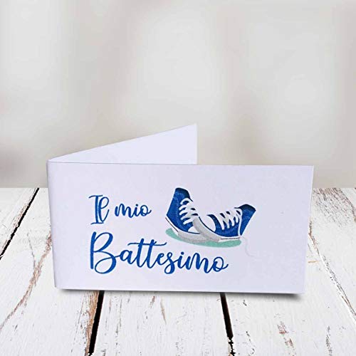 Kamiustore Bigliettini Battesimo Bimbo/Bimba