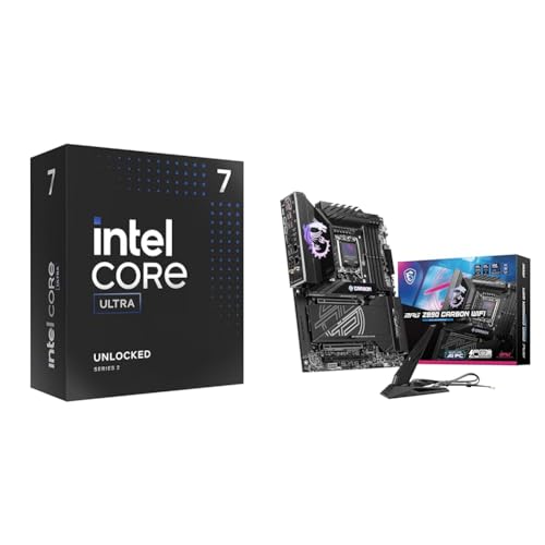 Image of Intel Ultra 7 Desktop Processor 265K - 20 cores (8P+12E) & MSI MEG Z890 ACE Gaming Motherboard (Support Core Ultra Series 2 Intel Processors, LGA 1851, DDR5, PCIe 5.0,Thunderbolt 4, ATX)