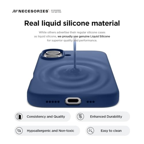 Image of Liquid Silicone Case Back Cover for iPhone 18 Pro Max