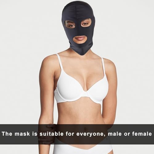 Banjiabb BDSM-Fetisch Maske 3 Stück - SM-Bondage Headgear für Männer und Frauen