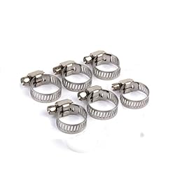 rustproof stainless steel hose clamp close view