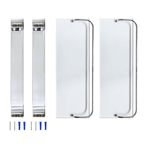 Modona Double Glass Wall Shelf With Rail – Polished Chrome – 5 Year Warrantee #TOP5