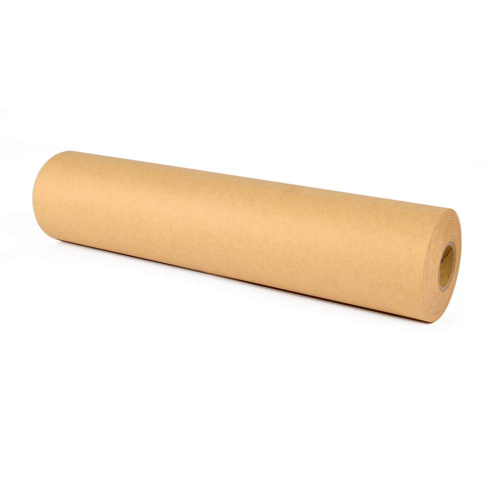 TwomHom Kraftpapierrolle Braun – 43,2 X 3048 Cm | Geschenkpapier Aus Recyceltem Material
