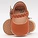 HONGTEYA Infant Baby Girls Mary Jane Flats Non Slip for Toddler First Walkers Soft Sole PU Leather Crib Shoes Sneaker Wedding Party Christmas Princess Dress Shoes Baby Moccasins Girls