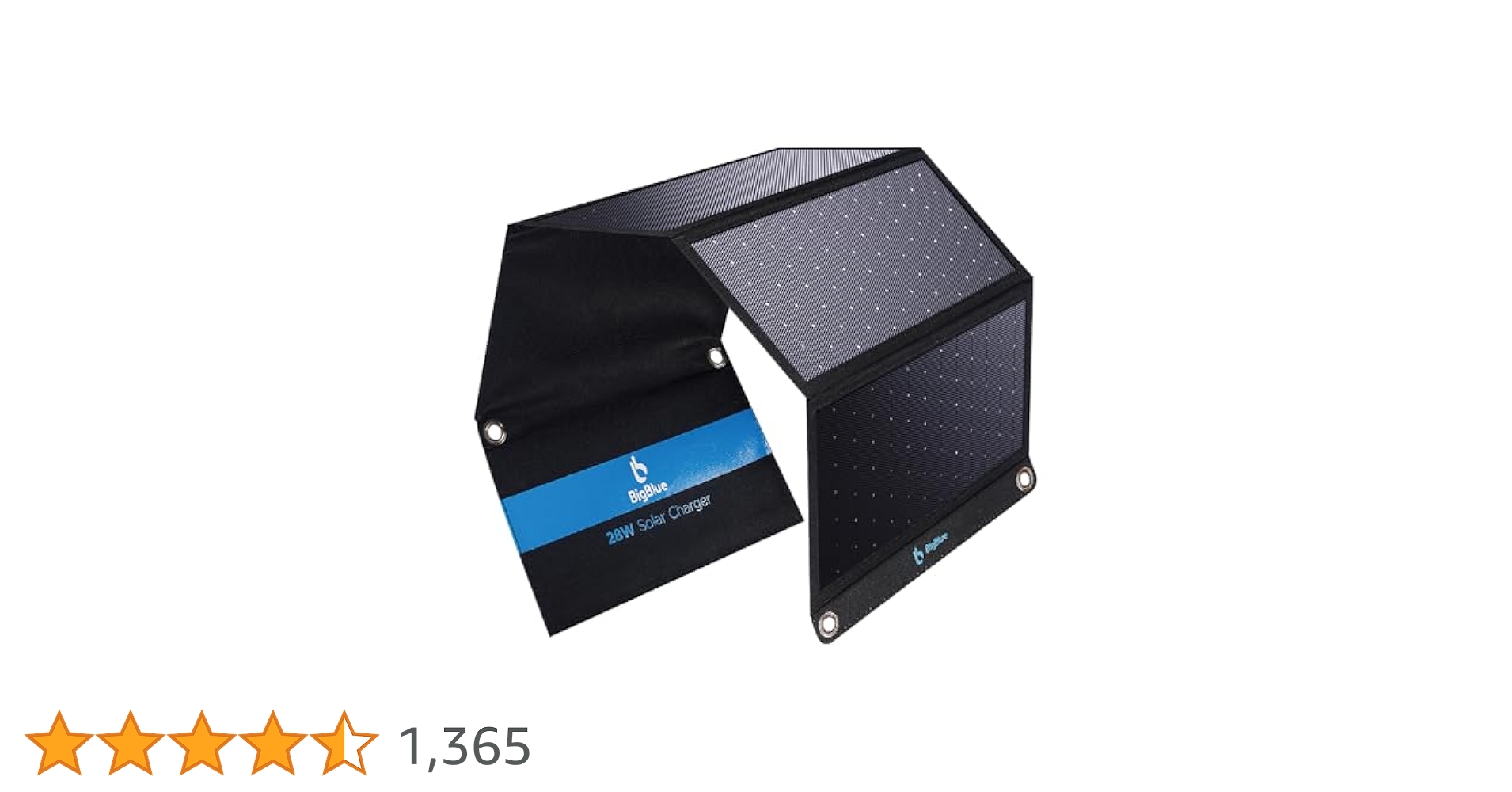 Amazon | 【2025モデル】BigBlue 28W ソーラーパネル 小型 3
