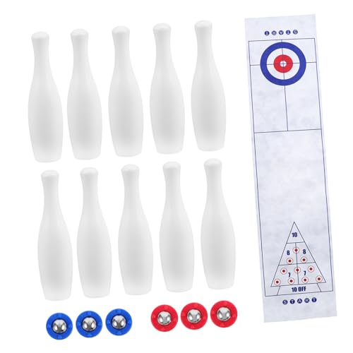Juego de bolos de mesa portátil para fiestas al aire libre mini