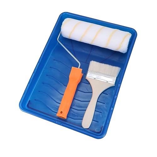 Veemoon Kit De Peinture Au Latex De 9 Pouces Pour La Décoration Intérieure Facile À Nettoyer Et À Ranger Ensemble De Pinceaux