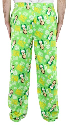 Elf the Movie Mens Christmas Pajama Pants - Buddy the Holiday Fleece PJ Bottom Loungewear2