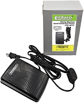 Enduro Variable Speed Sewing Machine Foot Pedal PFW196131