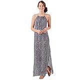 Mud Pie Women's Fashion Wavy Black and White Stripe Miley Maxi Dress Large