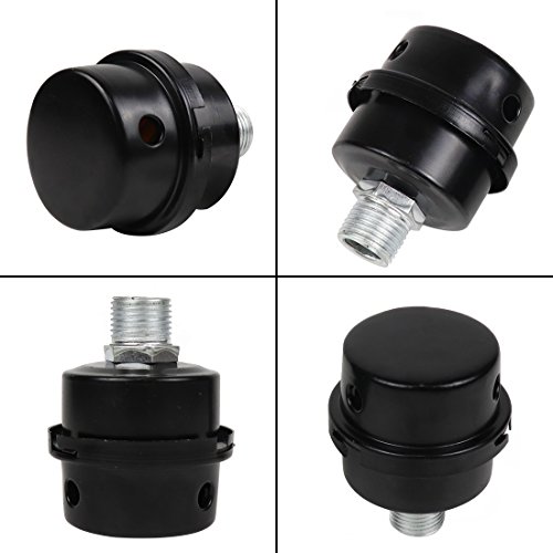 Bbtus Air Compressor Intake Filter, 2 Pcs 16Mm/20Mm Thread Metal Oil-Less Air Compressor Air Filter Silencer Noise Muffler (20Mm) #TOP6