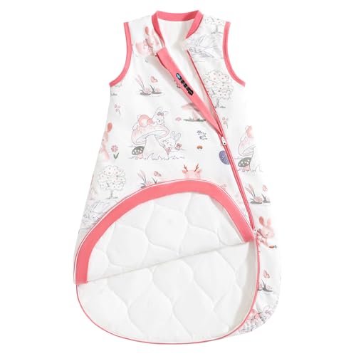 Image of Baby Sleep Sack 18-24 Months, 2.5 TOG Toddler Sleep Sack Thermostatic, Super Soft Cotton Quilted Baby Wearable Blanket for Boys Girls, Baby Sleeping Bag with 2-Way Zipper for Winter