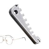 Alignement précis de la monture : doté de fentes multidimensionnelles pour un réglage précis, cet outil de réparation de lunettes protège contre les dommages, offrant des performances fiables lors de la manipulation de montures mal alignées dans des scénarios quotidiens ou des besoins urgents
