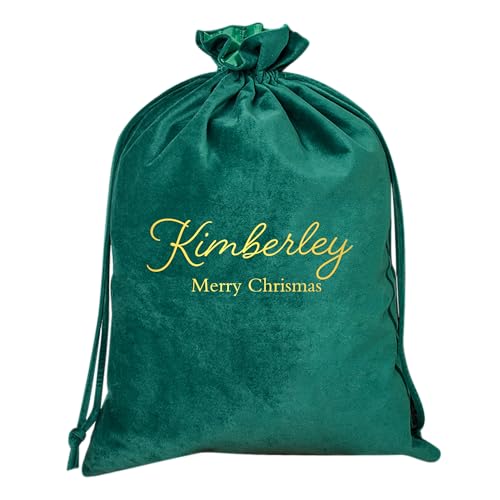 IBLUCTRY Personalisierter Weihnachtsmann-Sack, personalisierbar, mit...