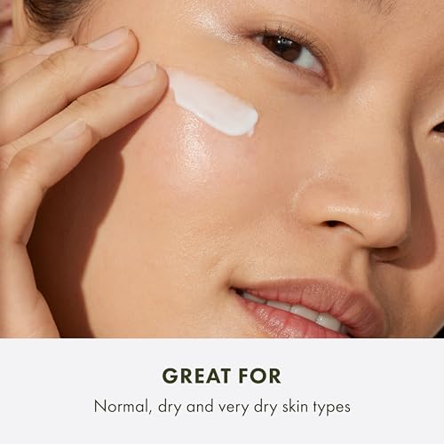 Origins GinZing Energizing Crème Riche : Hydratant visage pour peau sèche avec niacinamide, caféine, & Ginseng, 1.7 C'est vrai.