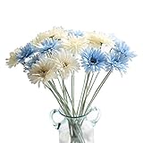 precio ramo novia margaritas Flores artificiales para decoración de ramos de novia y flores, centros de mesa, decoración de interiores y jardín, oficina, fiesta, aniversario, cementerio, día de San Valentín y decoraciones de Navidad.