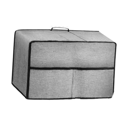 MYCENSE Dust Cover for Microwave Oven Fits for Most 0.7 Cu.Ft Microwaves Oven Cloth Cover with Front Pocket,Sturdy, Lightweight