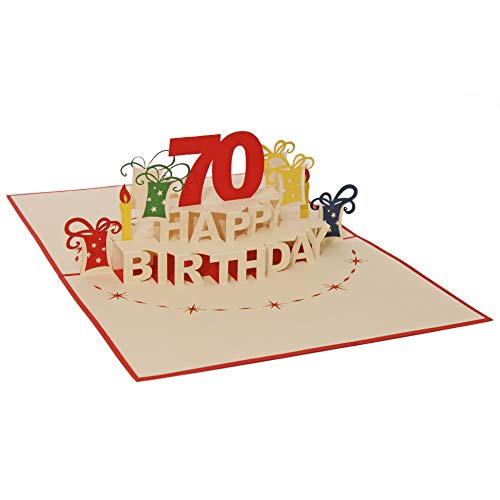 Favour Pop Up biglietto per il 70° compleanno