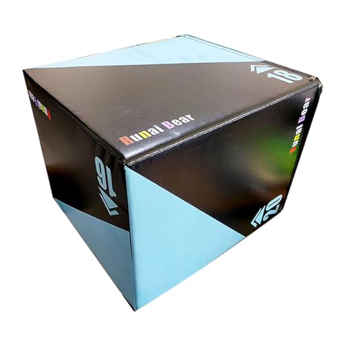 QSTDGVPW Plyometric Jump Box Training Exercise Step Box with PVC Cushioning Suitable for Home Gym And Fitness, Style E