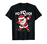 Photo Gallery dabbing babbo natale maschera occhiali da sole yo yo yo christmas maglietta Photo Gallery dabbing babbo natale maschera occhiali da sole yo yo yo christmas maglietta