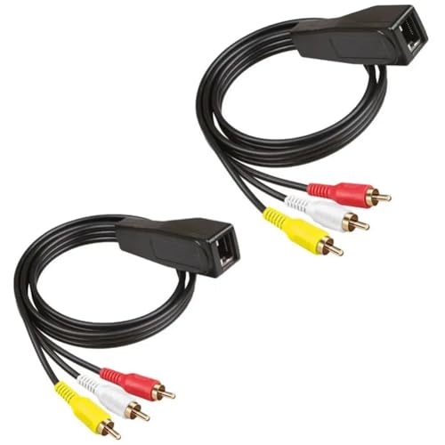Conversor RJ45 a 3RCA para eliminar interferencias en distancias largas
