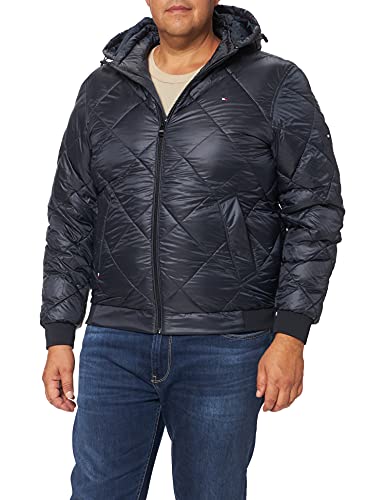 Preisvergleich Produktbild Tommy Hilfiger Herren Diamond Steppjacke mit Kapuze Jacke, Desert Sky, S