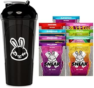 SNEAK | Starter Pack | In-Game Focus Boost Energy Drink, Zero Sugar, Low-Calorie, Vegan | 9 Servings and Monochrome Shaker