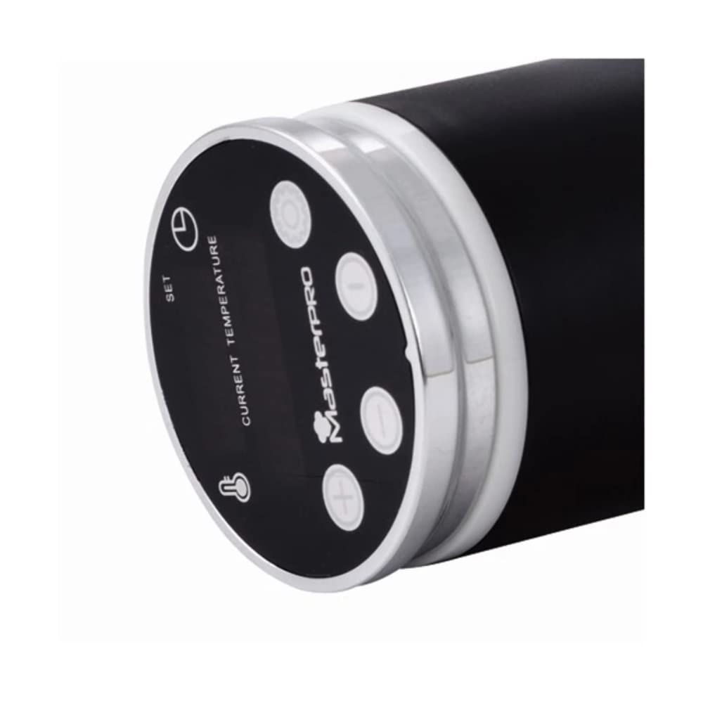 MasterPro Foodies | Circulateur à immersion 1200 Watt | Avec écran LED et minuteur | Facile et intuitif | Ustensiles de cuisine | Précision maximale pour vos recettes