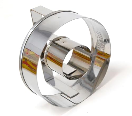 rosquilla cortador, molde rosquillas, acero. pequeño 7.5cm ancho.