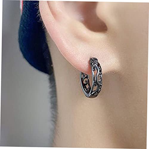 GALPADA 1 Par De Dragão Brinco De Declaração Brinco Masculino Argola Masculinos Brinco Redondo Pende