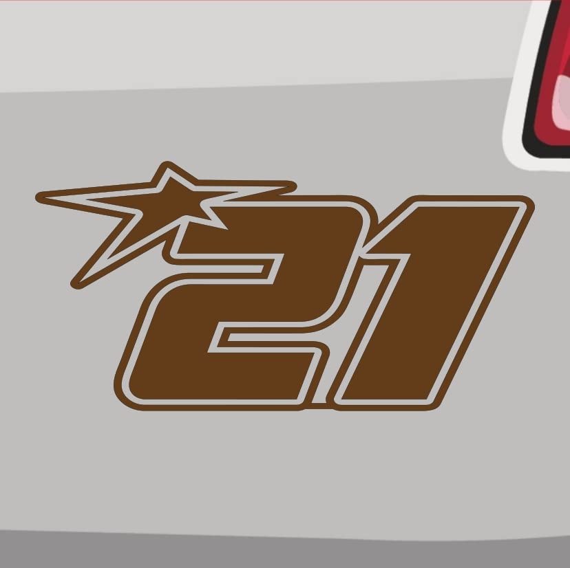 Numero Iniziale 28 Adesivi Race Sticker Star Number Auto Number Decal Vinyl Sticker Dimensioni